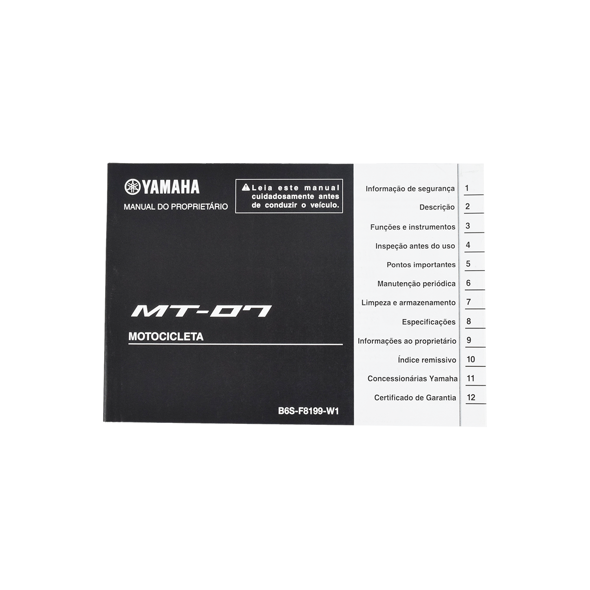 Motos Neno Shop - Manual do Proprietário MT 07 19-25