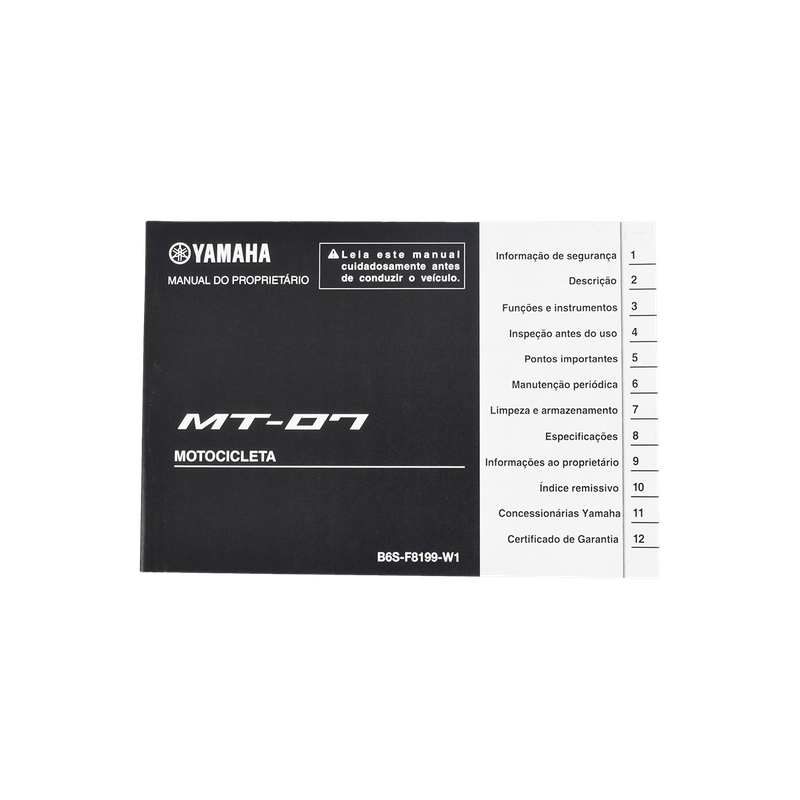 Motos Neno Shop - Manual do Proprietário MT 07 19-25