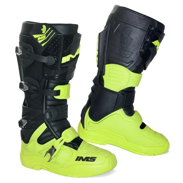 BOTA CROSS IMS EXTREME PRETA/FLUOR