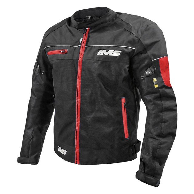 JAQUETA IMS STREET ROAD PRETO/VERMELHO