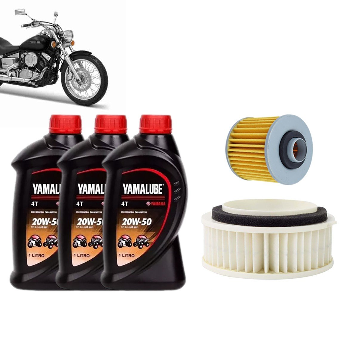 Motos Neno Shop - Kit Troca de àleo Filtro de Ar Dragstar 650