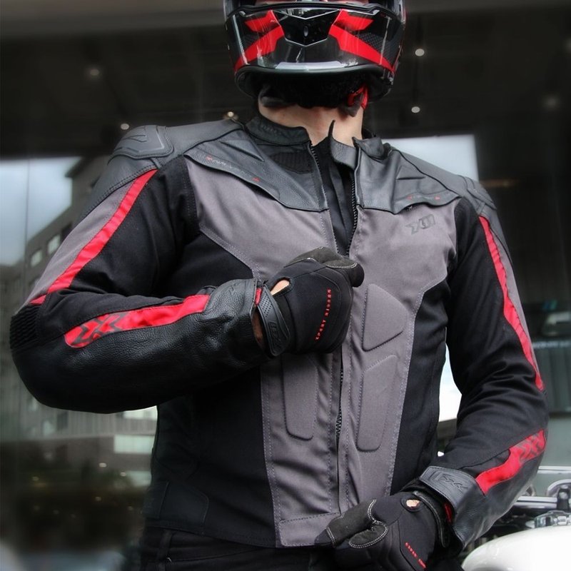 JAQUETA X11 NEXT GEN MASCULINA PRETO/CINZA/VERMELHO - Main Image