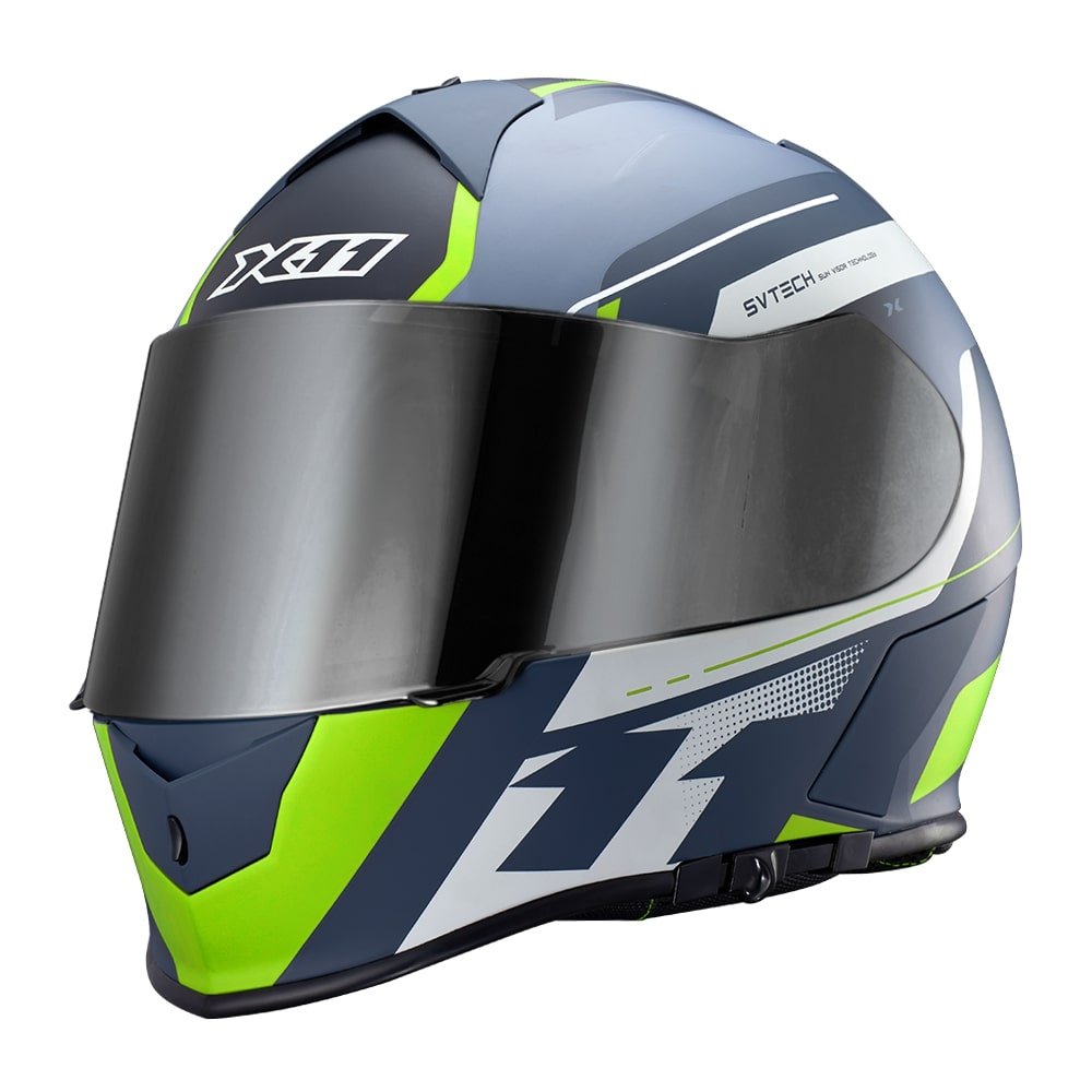 CAPACETE FECHADO REVO PRO ELEVEN SV C/VISEIRA EXTRA NEON FOSCO
