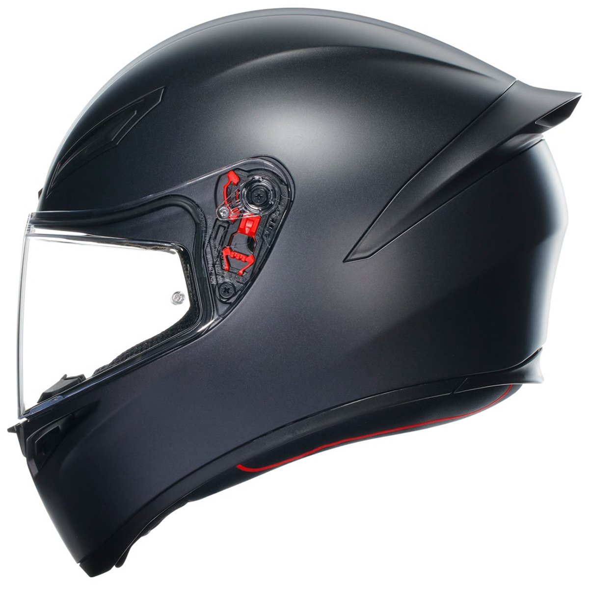 AGV K1 MLサイズ Capacete AGV K1 Monocolor Matte Black: Design Racing, Fecho Duplo