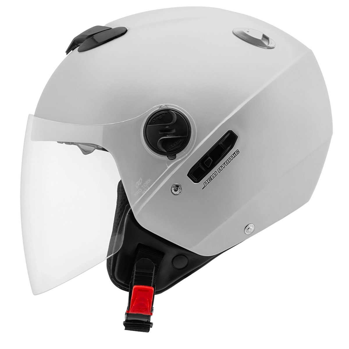 Capacete Aberto Pro Tork New Atomic Solid: Viseira Solar Interna